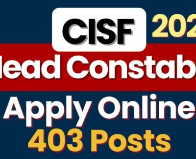 CISF Head Constable Recruitment
