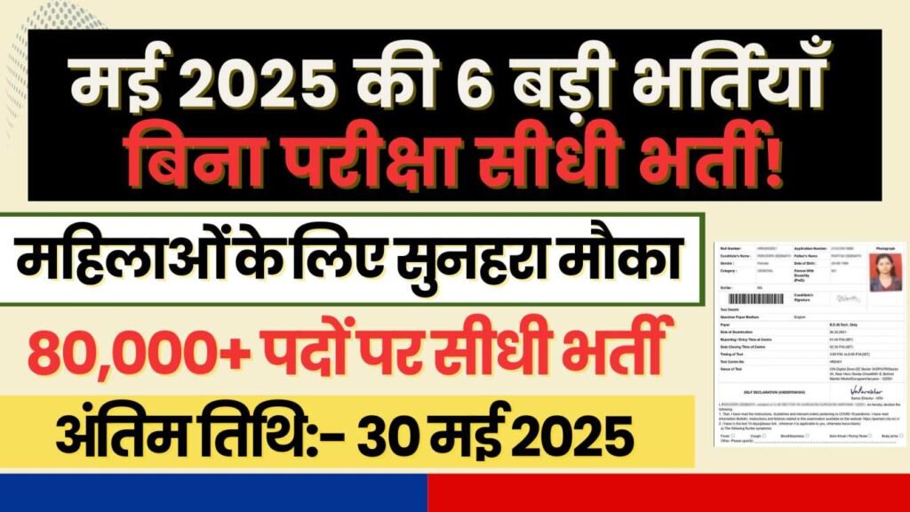 Government Job Vacancy May 2025
