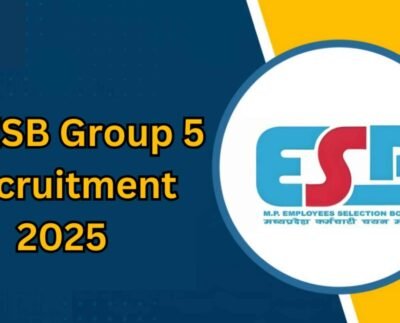 MPESB PSTST Recruitment 2025