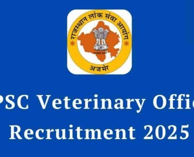 RPSC Veterinary Officer Recruitment 2025