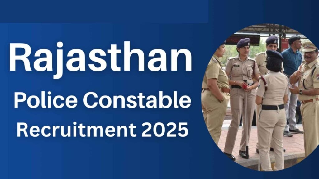 Rajasthan Police SI Recruitment 2025