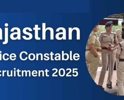 Rajasthan Police SI Recruitment 2025