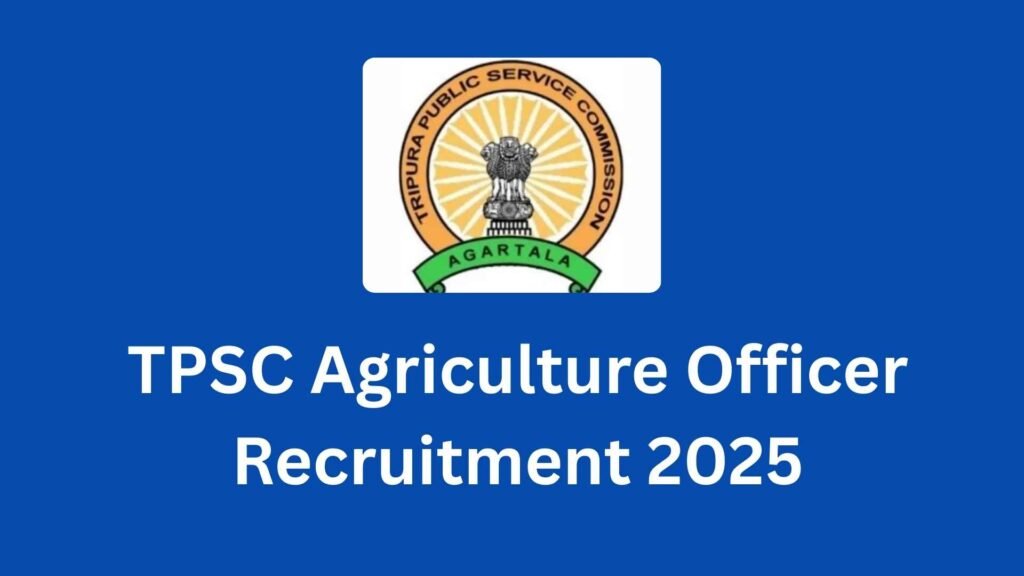 TPSC Agriculture Officer Recruitment 2025