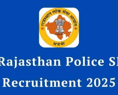 Rajasthan Police SI Recruitment 2025