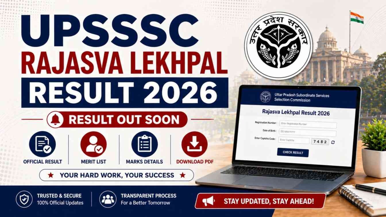 UPSSSC Rajasva Lekhpal Result 2026 Direct Link: Check Merit List and Cutoff Marks